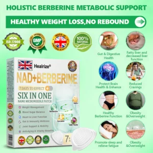 Healrize® 6-in-1 NAD+ Berberine All-in-One Body-Shaping Nano Microneedle Patch