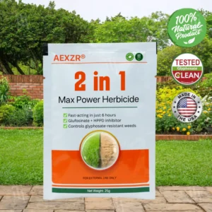 AEXZR® 2-in-1 Max Power Herbicide- See Weeds Die in 6 Hours