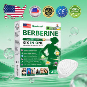 CleraLuxe® Berberine 6-in-1 Nano Microneedle Patch
