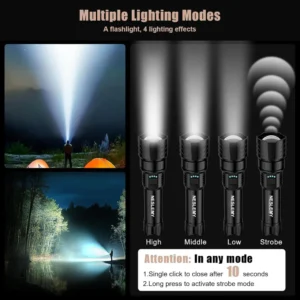 BLACK FRIDAY NESLEMY™LED Flashlight – High Lumen Rechargeable Torch