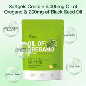 Vivonu Oil Of Oregano Daily Immune Support Softgels