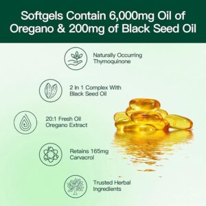 Vivonu Oil Of Oregano Daily Immune Support Softgels