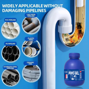 BBOJI Powerful Drain Cleaner — Helps Clear Common Clogs in Sinks, Tubs & Showers
