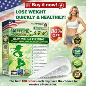 ADAPTISE® L-Carnitine × Retinol | Slimming & Firming 2-in-1 Nano Microneedle Patch