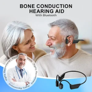 YUNPSO Bone Conduction Smart Hearing Aid Bluetooth Earphones