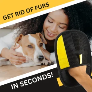 Reusable Pet Hair Remover for Furniture, Car & Clothes | AEXZR® Pet Magic Grooming Glove