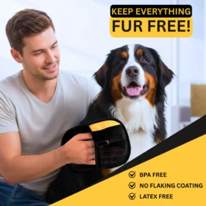 Reusable Pet Hair Remover for Furniture, Car & Clothes | AEXZR® Pet Magic Grooming Glove