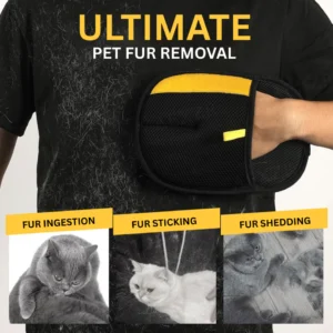 Reusable Pet Hair Remover for Furniture, Car & Clothes | AEXZR® Pet Magic Grooming Glove