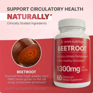 Avex Nutrition® Premium Beetroot Capsules for Natural Support 11 Avex Nutrition® Premium Beetroot Capsules for Natural Support